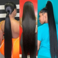 Angelbella 32 34 36 inches Long Straight Hair Bundles Free Sample Wholesale Mink Brazilian Virgin Human Hair Weave Bundles