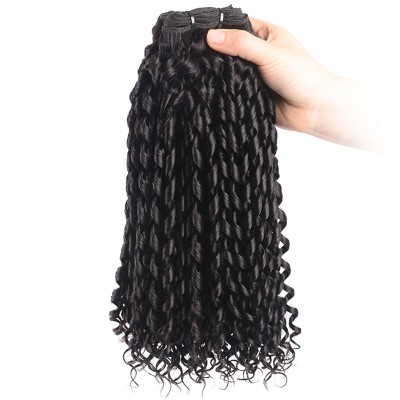 100% remy human 12A double drawn pixie curls hair 10inch to 20inch 100g/bundle hair weave wholesale pixie curl