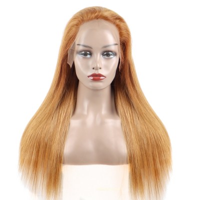 wholesale virgin hair vendorsr  brazilian hair 27#  lace front wig human hair extension