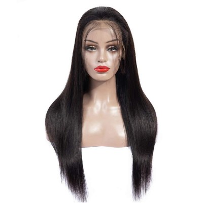 9A Natural Color 13*4 Lace Front Wigs Human Hair with Baby Hair 150% Density Brazilian Straight Human Hair Wigs for Black Women