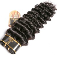 hot selling peruvian cuticle aligned virgin hair deep wave human hair weave bundles 1 piece