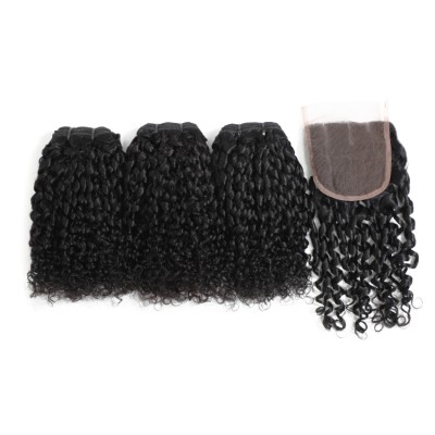 8A grade pixie curls virgin human hair 3 bundles 240g package fumi human hair wholesale supplier in china