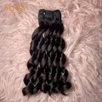 Bliss 10A Malaysian Super Double Drawn Human Hair Weave Bundle Loose Wave Hair Cuticle Aligned Raw Virgin Hair Meches Humain