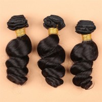 100% Raw unprocessed virgin peruvian hair 7a grade loose wave virgin peruvian hair bundles for sale