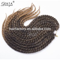 Wholesale Havana Mambo Mixed Colorful Synthetic Crochet Twist Jumbo Braiding Hair