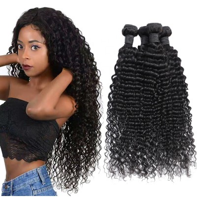 wholesale virgin hair vendors deep wave hair weave bundles with closure hair extension