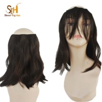 Factory Price Gorgeous Synthetic Hair Wig 360 Bang Wig Half Wig