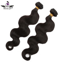 Good quality real human hair 10a grade weaves bundles peruvian and brazilian human hair