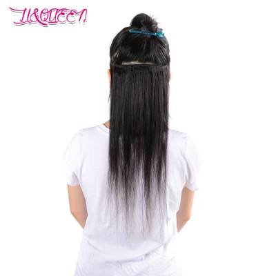 afro human hair clip in hair extensions for black women, Virgin 7 piece sets clip hair extension