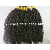 kinky curly human hair bulk