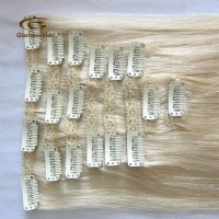 Top Selling Factory Wholesale Tangle Free Remy Clip In Hair Extension 220 Grams