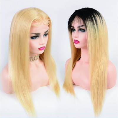 Aliexpress Human Hair Wigs Brazilian Human Hair Full Lace 613 Wigs Cuticle Aligned Hair Lace Front Color Human Wigs