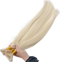 blonde color613# unprocessed human hair European human virgin hair bulk