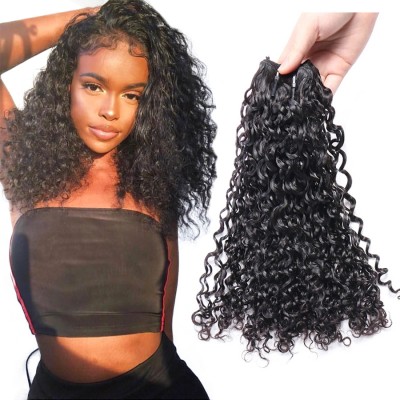 100% unprocessed virgin hair double drawn Peruvian virgin natural color human hair weaving 3pcs/bags