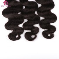 China manufacturer brazzilian body wave hair bundles frontal lace closure with bundles