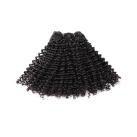 Bliss Afro Kinky Curly Hair Bundle Top Quality Super Double Drawn Curly Grade 10A Mink Virgin Brazilian Hair Weft Vendor