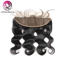 Angelbella 130 Density Human Hair Frontal Lace Closure 13x4 Body Wave Lace Frontals