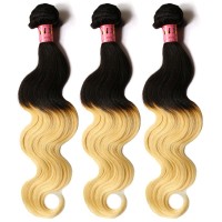 top quality hair weaving 100% human hair, blonde body wave extensions